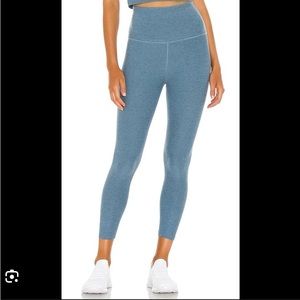 Beyond Yoga Spacedye Caught in the Midi Leggings in Stormy Blue